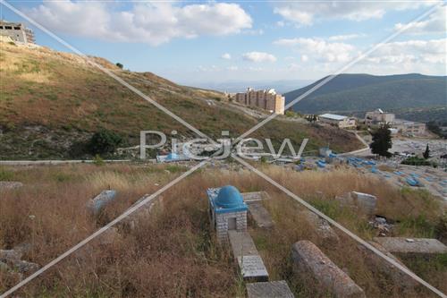 Ancient cemetery in Safed