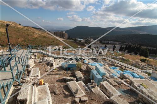 Ancient cemetery in Safed