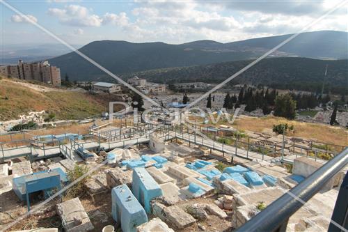 Ancient cemetery in Safed