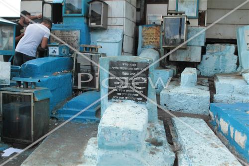 Ancient cemetery in Safed