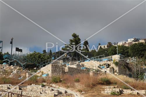 Ancient cemetery in Safed