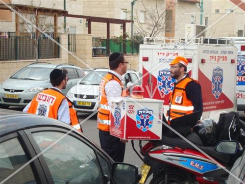 תיעוד: תרגיל נפילת טילים כימיים רחב היקף בעיר אלעד	