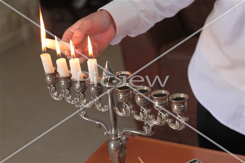 hanukkah dreidel Menorah