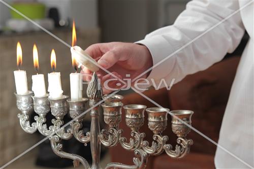 hanukkah dreidel Menorah