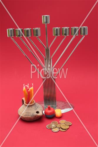 hanukkah dreidel Menorah