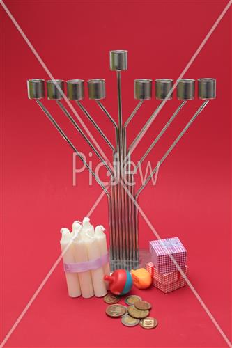 hanukkah dreidel Menorah