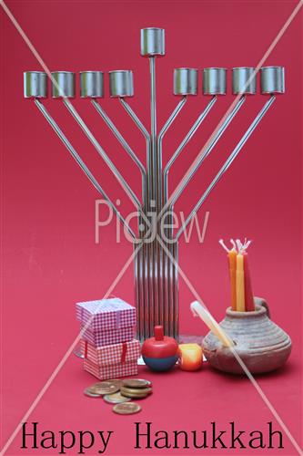 hanukkah dreidel Menorah