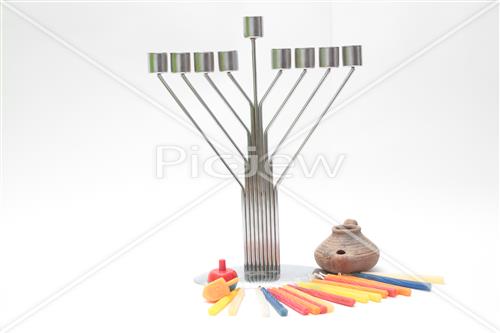 hanukkah dreidel Menorah