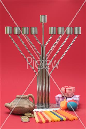 hanukkah dreidel Menorah