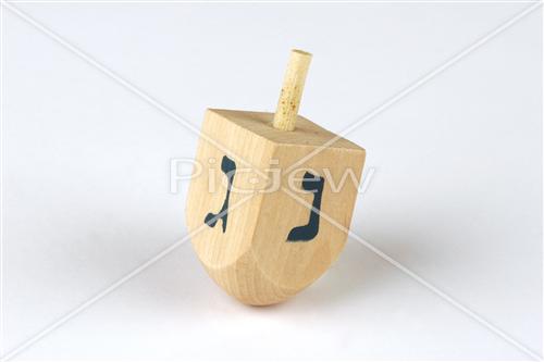 Dreidel in motion