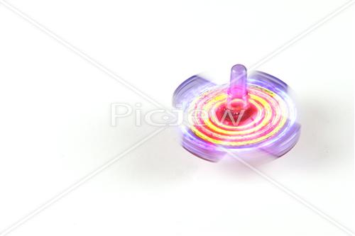 Dreidel in motion