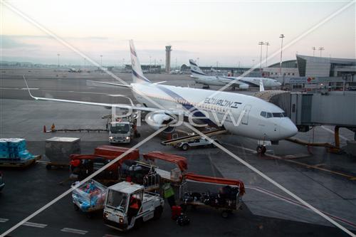 Plane at the airport