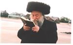 The Rebbe and Chassidim do Tashlich for the Day of Atonement