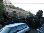 The Rebbe and Chassidim do Tashlich for the Day of Atonement