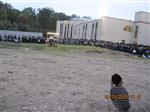 The Rebbe and Chassidim do Tashlich for the Day of Atonement