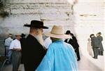 Prayer with tefilin near the kotel