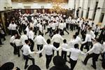 Sefer Torah at Kol Ya&#39;akov in the Bait Vagan in Jerusalem, headed by Rabbi Yehudah Ades