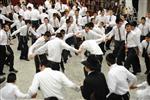 Sefer Torah at Kol Ya&#39;akov in the Bait Vagan in Jerusalem, headed by Rabbi Yehudah Ades