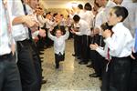 Sefer Torah at Kol Ya&#39;akov in the Bait Vagan in Jerusalem, headed by Rabbi Yehudah Ades