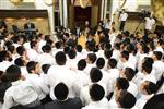 Sefer Torah at Kol Ya&#39;akov in the Bait Vagan in Jerusalem, headed by Rabbi Yehudah Ades