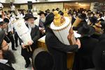 Sefer Torah at Kol Ya&#39;akov in the Bait Vagan in Jerusalem, headed by Rabbi Yehudah Ades