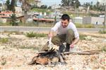 Jews burn leavened bread on Passover eve in the Upper Galilee town of Safed