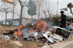 Jews burn leavened bread on Passover eve in the Upper Galilee town of Safed