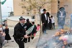 Jews burn leavened bread on Passover eve in the Upper Galilee town of Safed