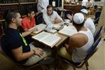 Jews studying Torah
