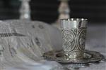 Candlestick and kiddush cup