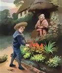 boy in the garden