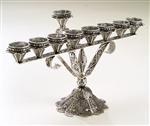 Silver menorah