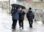 Children in the rain