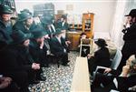 The arbiter, Rabbi Shalom Yosef Elyashiv, in Jerusalem