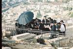 The arbiter, Rabbi Shalom Yosef Elyashiv, in Jerusalem