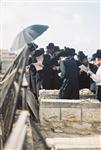 The arbiter, Rabbi Shalom Yosef Elyashiv, in Jerusalem