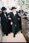 The arbiter, Rabbi Shalom Yosef Elyashiv, in Jerusalem