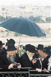 The arbiter, Rabbi Shalom Yosef Elyashiv, in Jerusalem