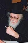 The arbiter, Rabbi Shalom Yosef Elyashiv, in Jerusalem