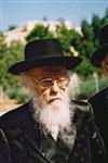 The arbiter, Rabbi Shalom Yosef Elyashiv, in Jerusalem