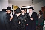 The arbiter, Rabbi Shalom Yosef Elyashiv, in Jerusalem