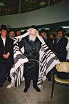 The arbiter, Rabbi Shalom Yosef Elyashiv, in Jerusalem