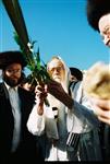 Rabbi Shalom Yosef Elyashiv with four species on Sukkot