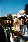 Rabbi Shalom Yosef Elyashiv with four species on Sukkot