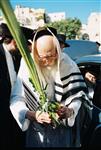 Rabbi Shalom Yosef Elyashiv with four species on Sukkot