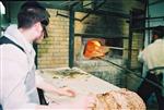 Unleavened bread are baked in a special oven for Kosher for Passover matzos