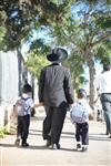 Children go to school in Jerusalem