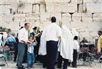 יהודים בוחרים ומנענים את ארבעת המינים בחג הסוכות