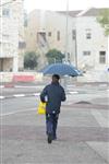 a rainy day in Jerusalem