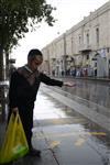 a rainy day in Jerusalem